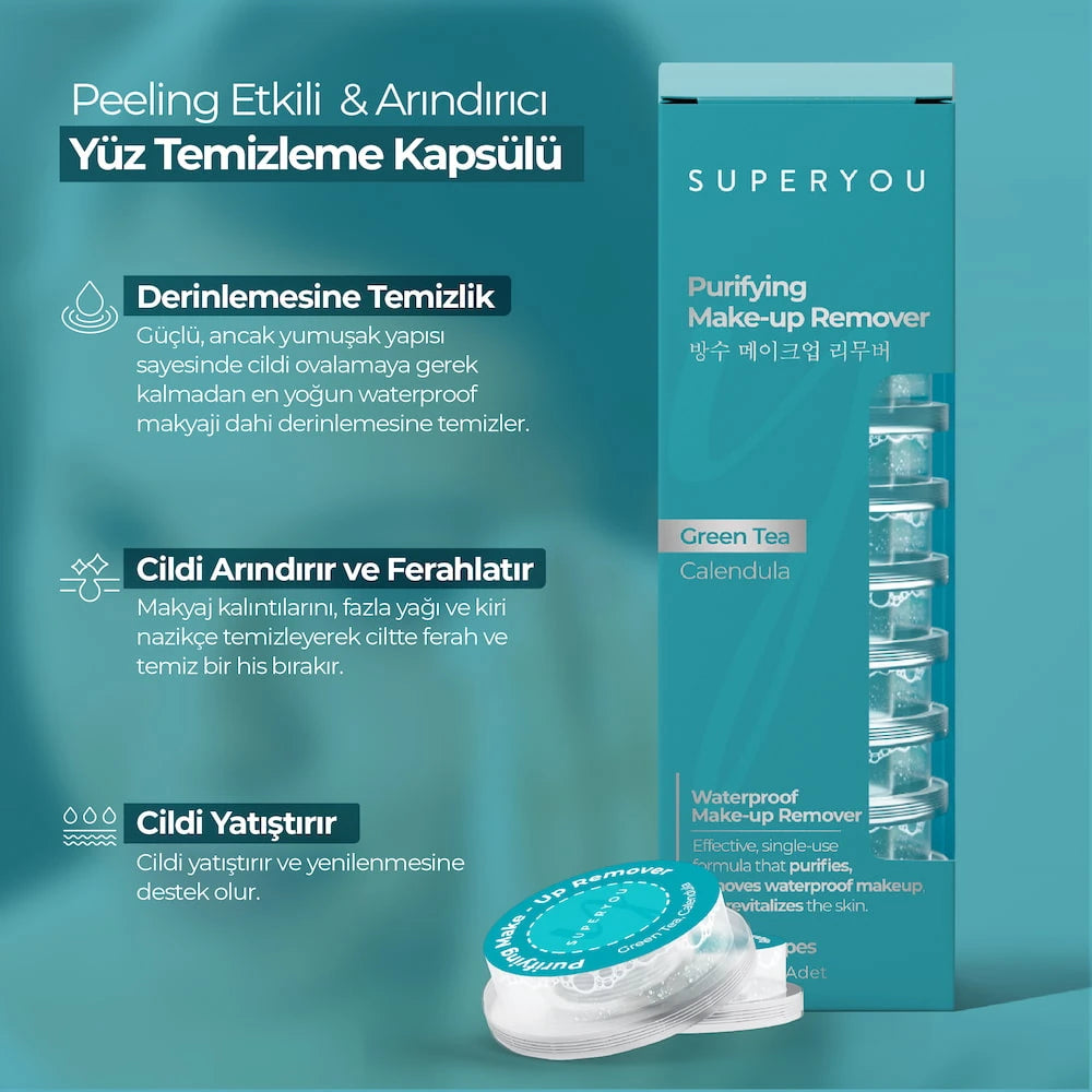 Superyou - Arındırıcı & Yatıştırıcı Yüz Temizleme Kapsülü