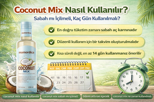 Coconut Mix Nasıl Kullanılır? Sabah mı İçilmeli, Kaç Gün Kullanılmalı?