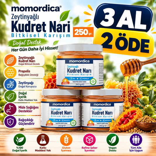 MOMORDICA ZEYTİNYAĞLI KUDRET NARI – 3 AL 2 ÖDE! 3 Adet!