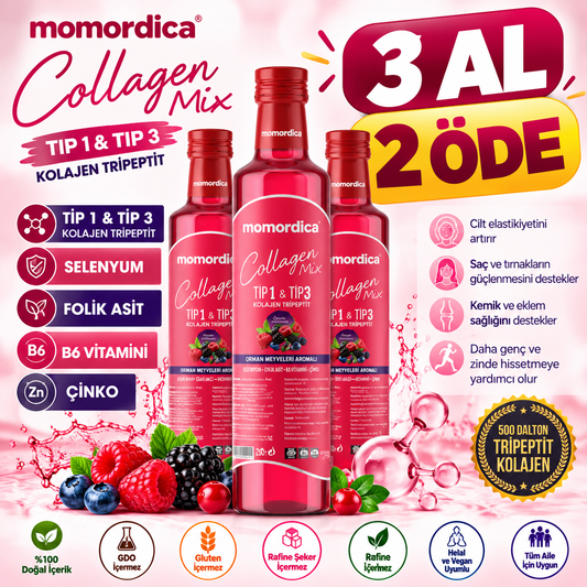 MOMORDICA COLLAGEN MIX – 3 AL 2 ÖDE! 3 Adet!