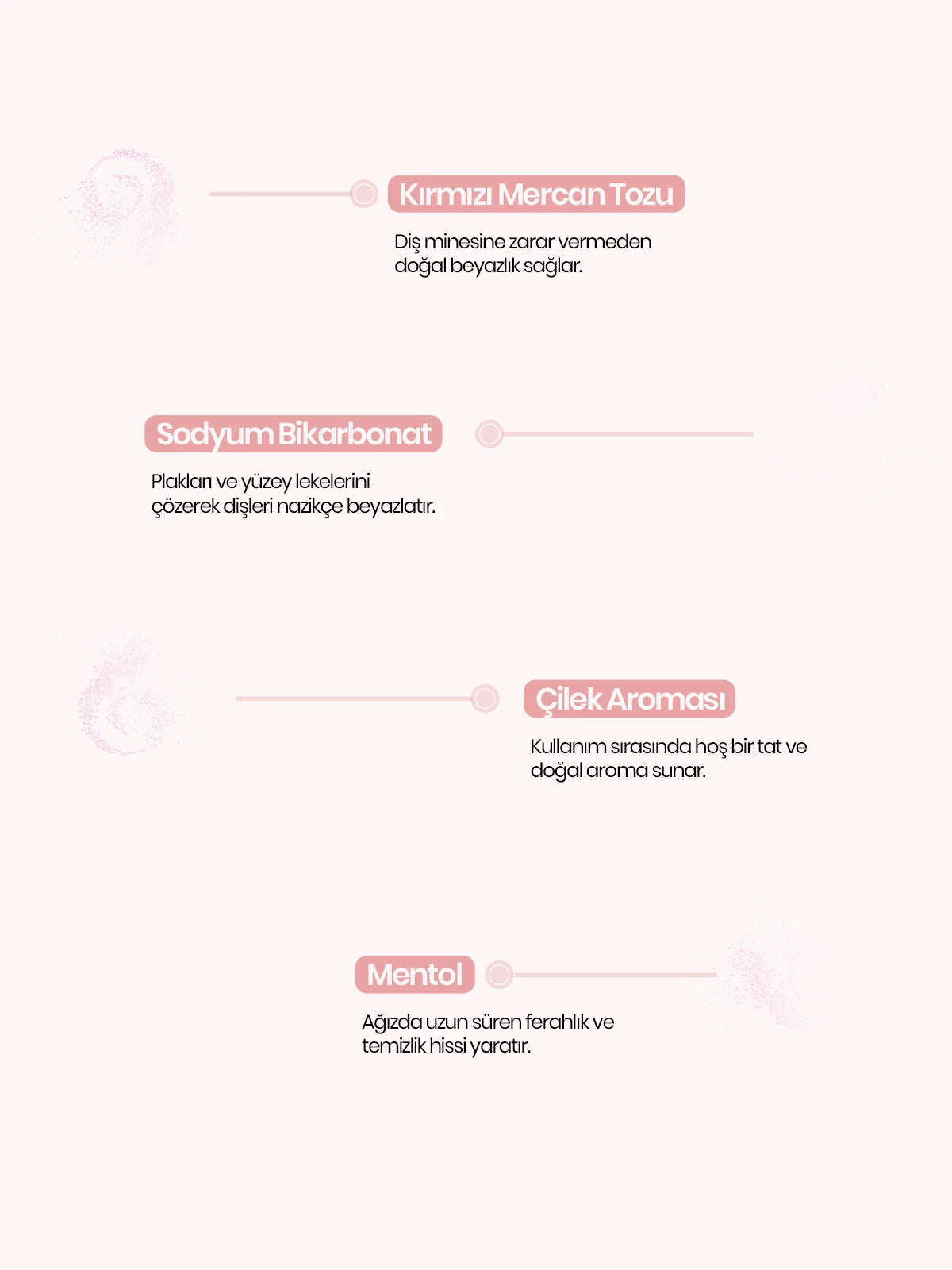 Diş Beyazlatıcı Kırmızı Mercan Tozu (50 gr)