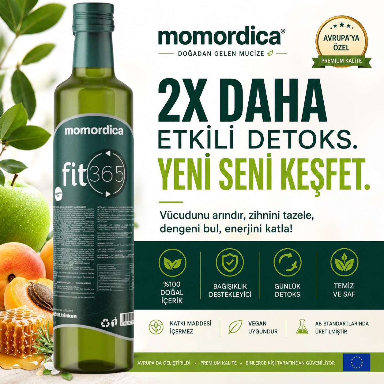 Momordica Fit365 - 2 Kat Etkili Detox Gücü