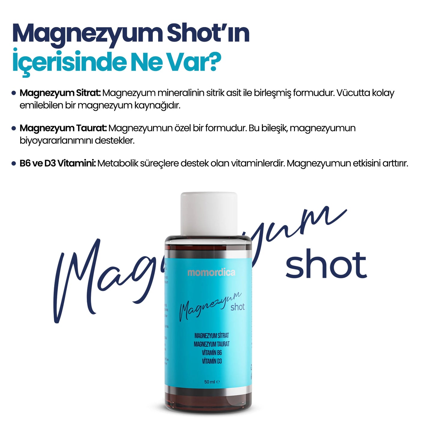 Magnezyum Shot - 10 Adet