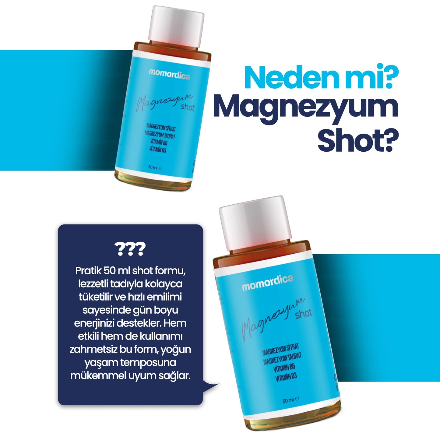 Magnezyum Shot - 10 Adet